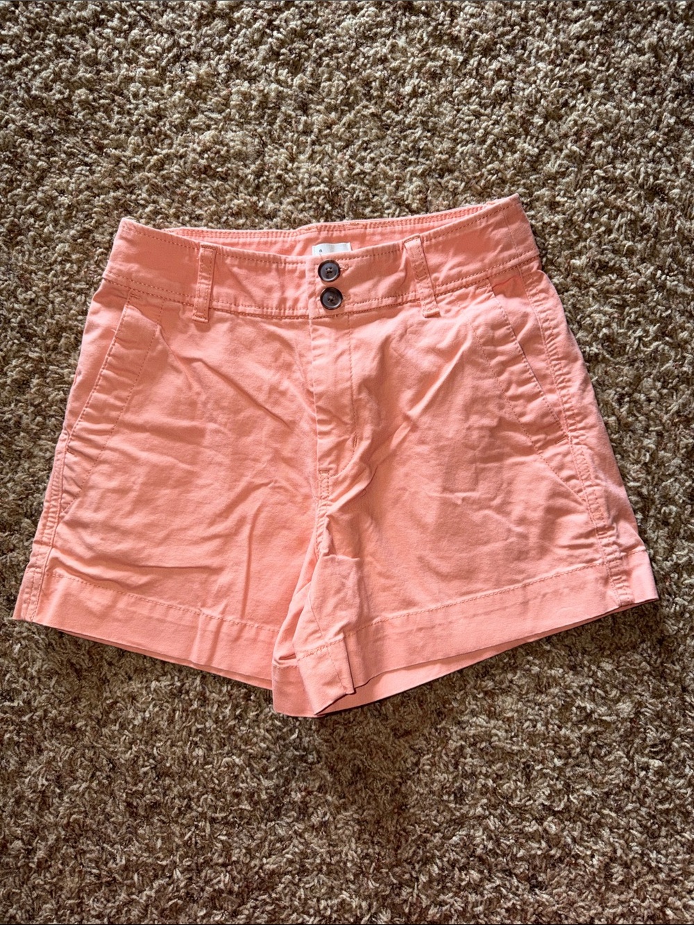 a new day Peach High-Rise Casual Shorts